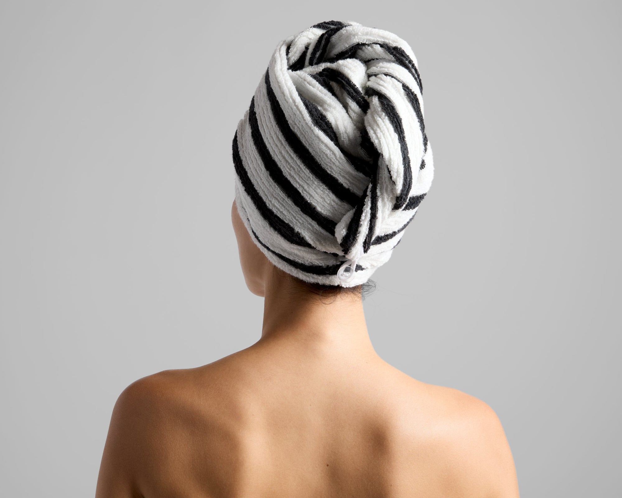 Organic Resort Stripe Hair Wrap - From Where - 