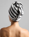 Organic Resort Stripe Hair Wrap - From Where - 