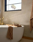 Organic Resort Stripe Towels - From Where Finds -