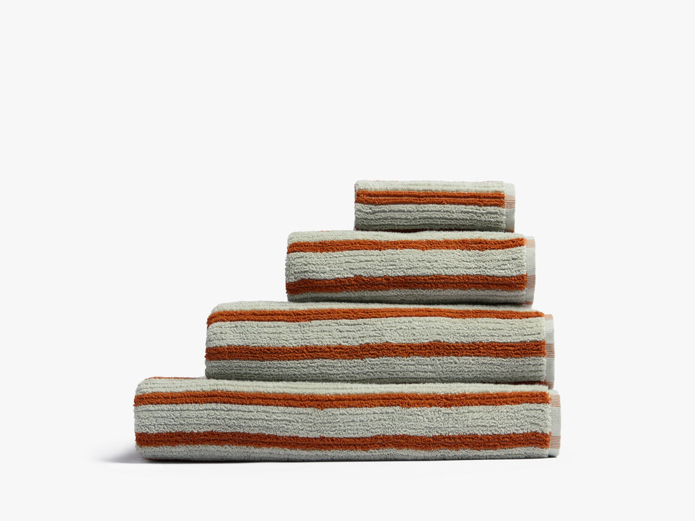 Organic Resort Stripe Towels - From Where -