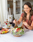 Oria Cook Large Glass Salad Bowl with Lid Set - From Where Finds - 