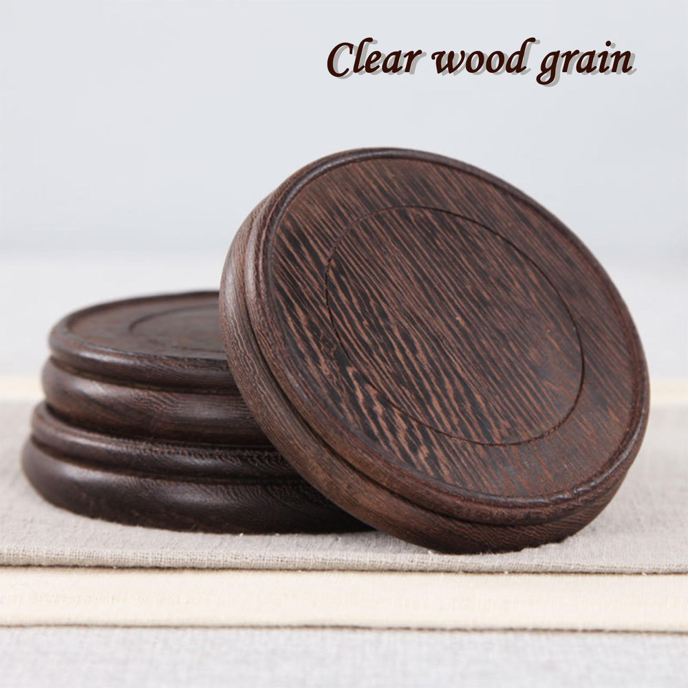 Oriental Round Wooden Pedestal - From Where - 