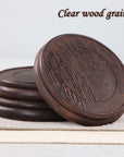 Oriental Round Wooden Pedestal - From Where - 