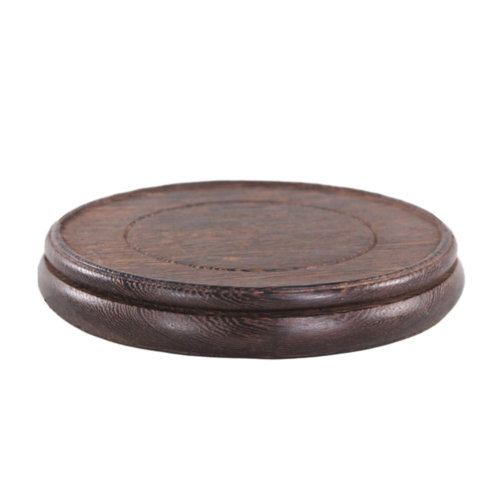 Oriental Round Wooden Pedestal - From Where - 