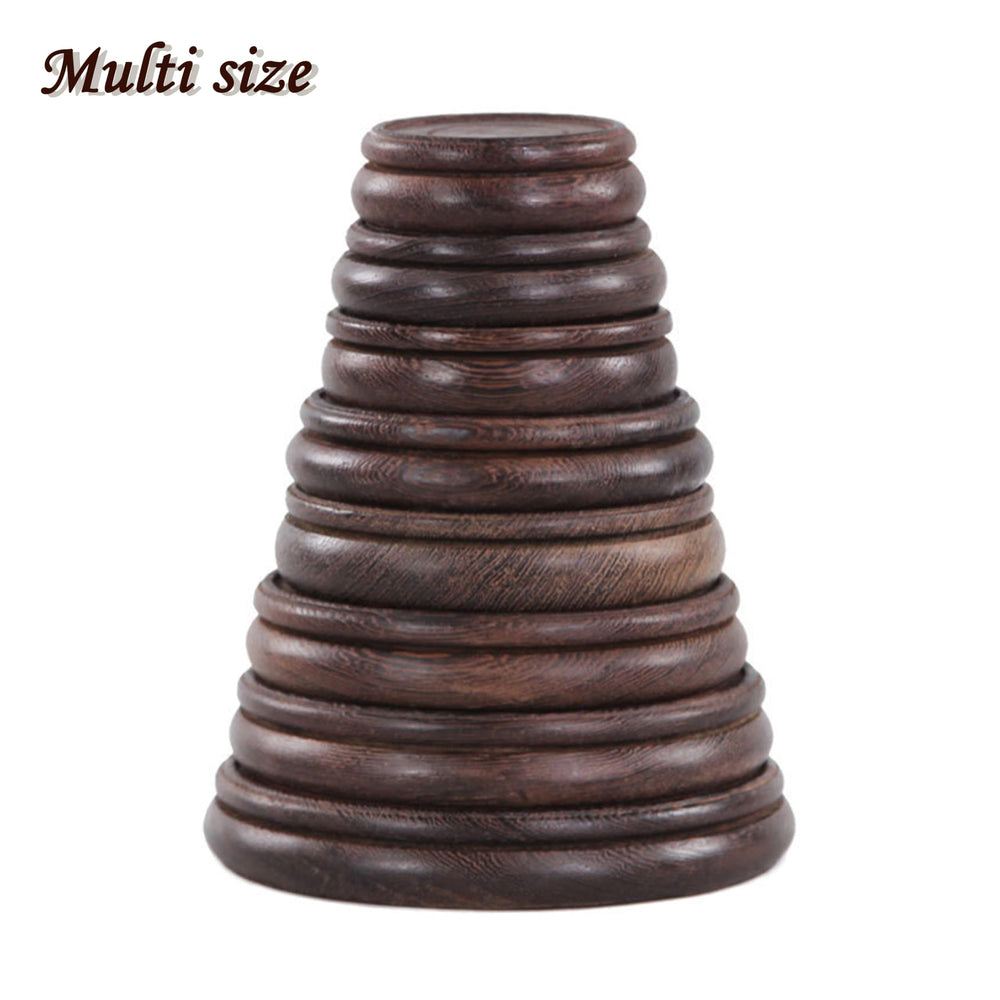 Oriental Round Wooden Pedestal - From Where - 