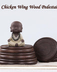 Oriental Round Wooden Pedestal - From Where - 