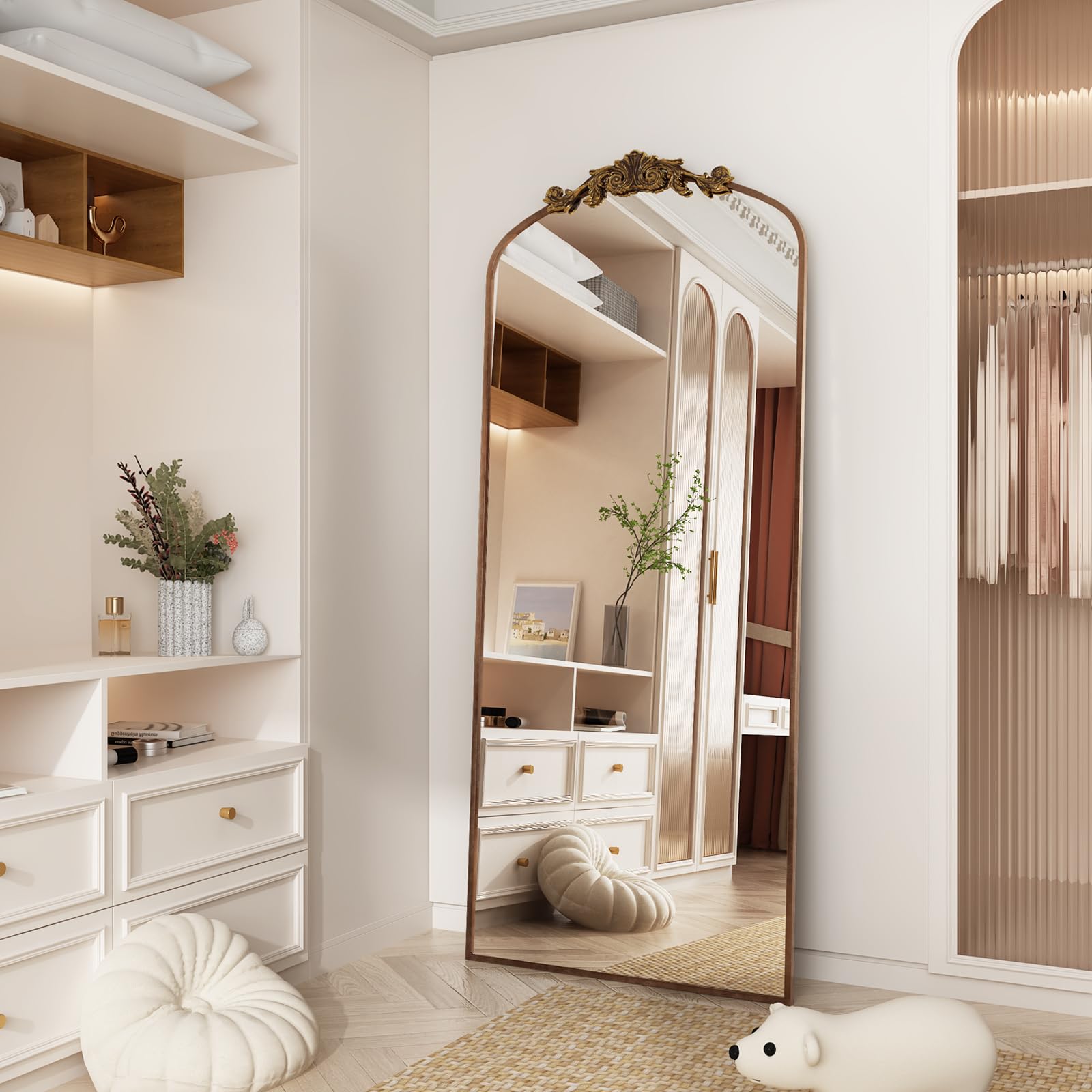 Ornate Vintage Full Length Mirror - From Where - 