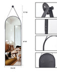 Otlsh Arched Hanging Mirror - From Where - 