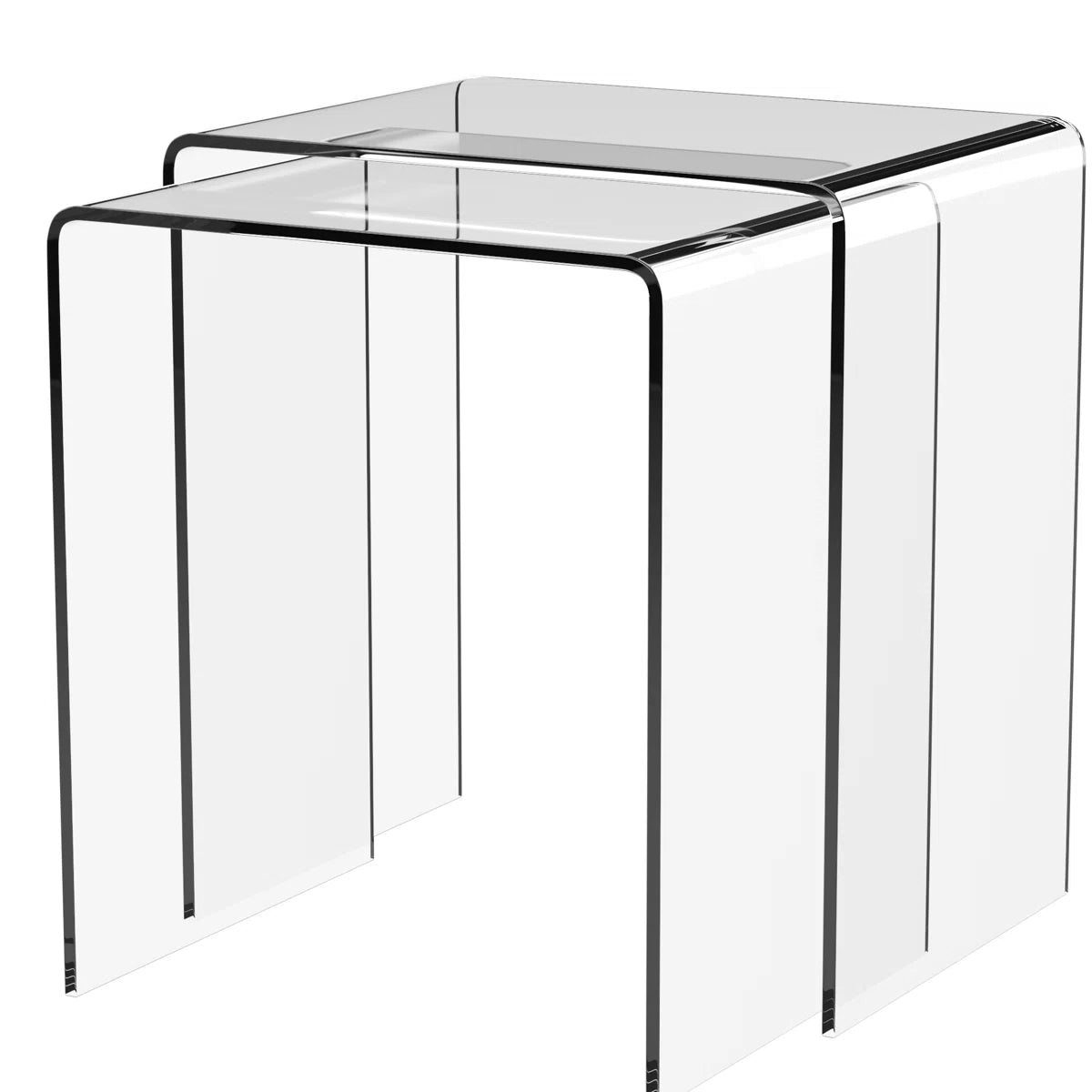 Otranto Clear Nesting Tables - From Where - 