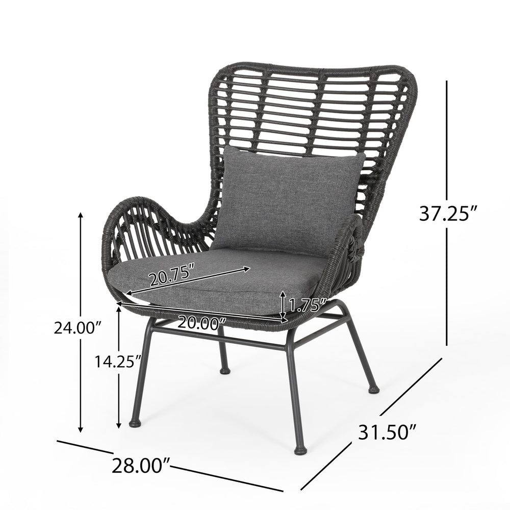 Outdoor 3 - Piece Wicker Chat Set - From Where - 
