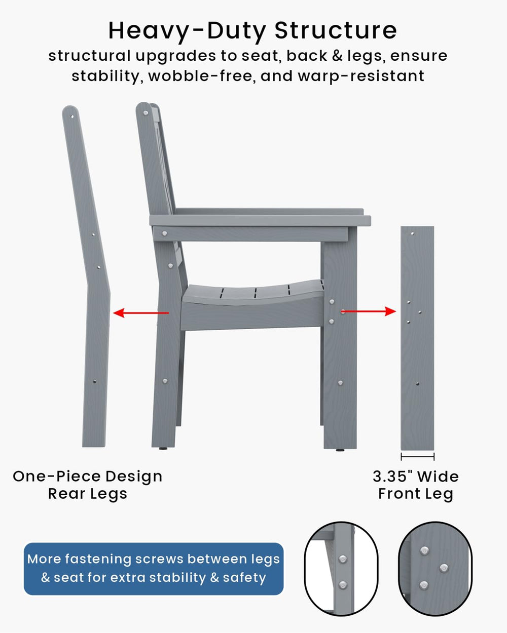 Outdoor All - Weather Dining Set (Grey) - From Where - 
