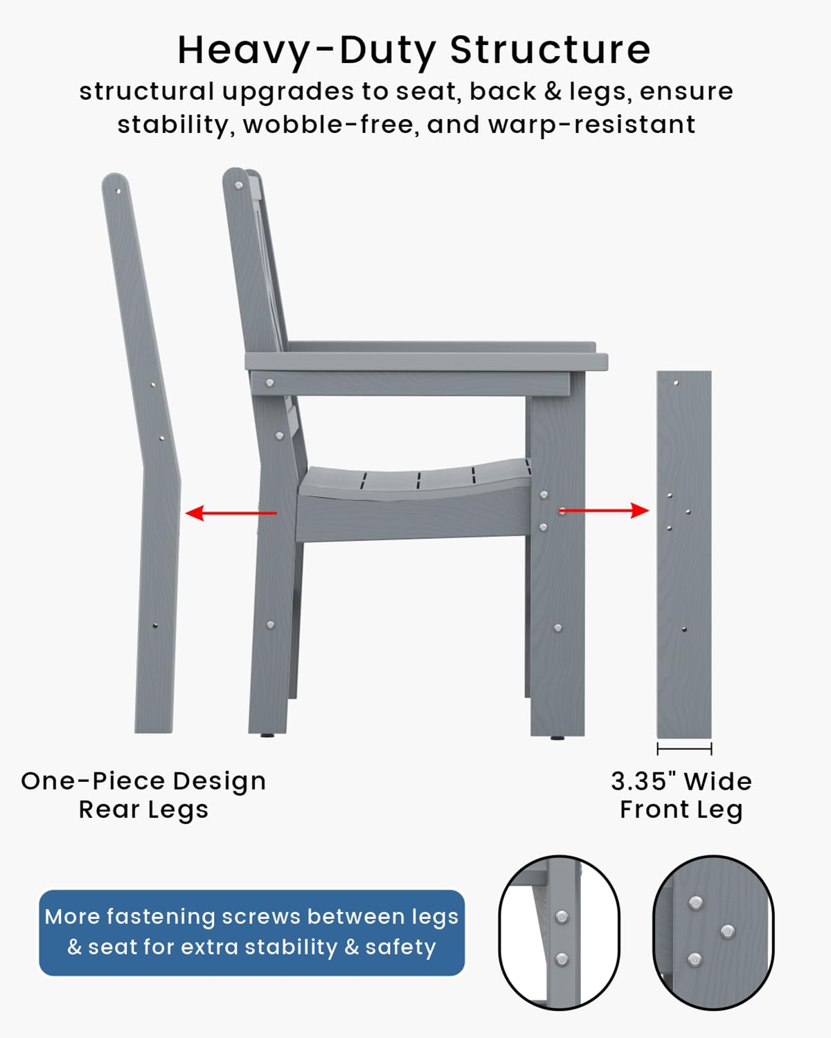 Outdoor All - Weather Dining Set (Grey) - From Where - 