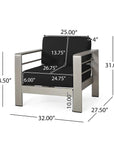 Outdoor Aluminum Club Chairs - From Where - 