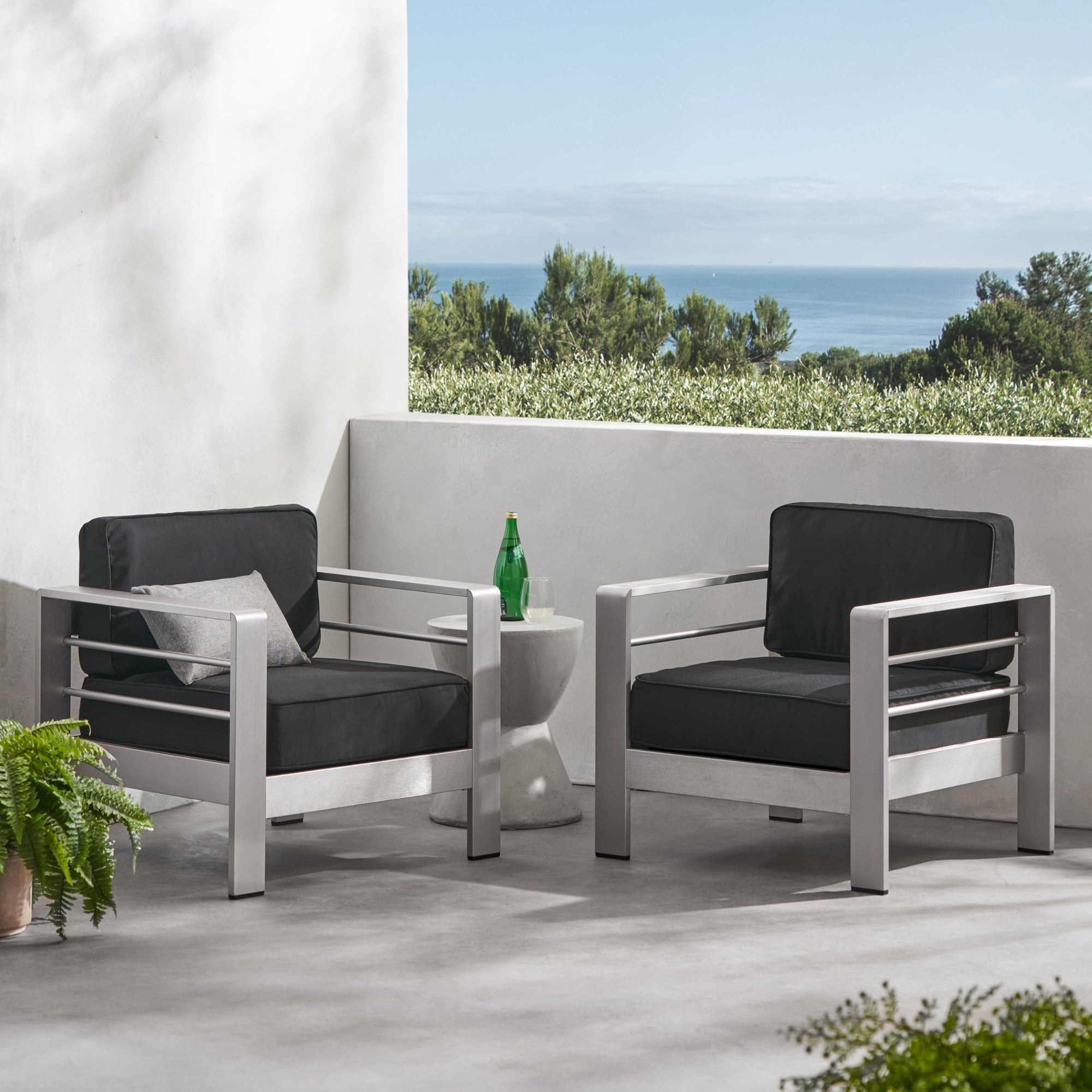 Outdoor Aluminum Club Chairs - From Where - 