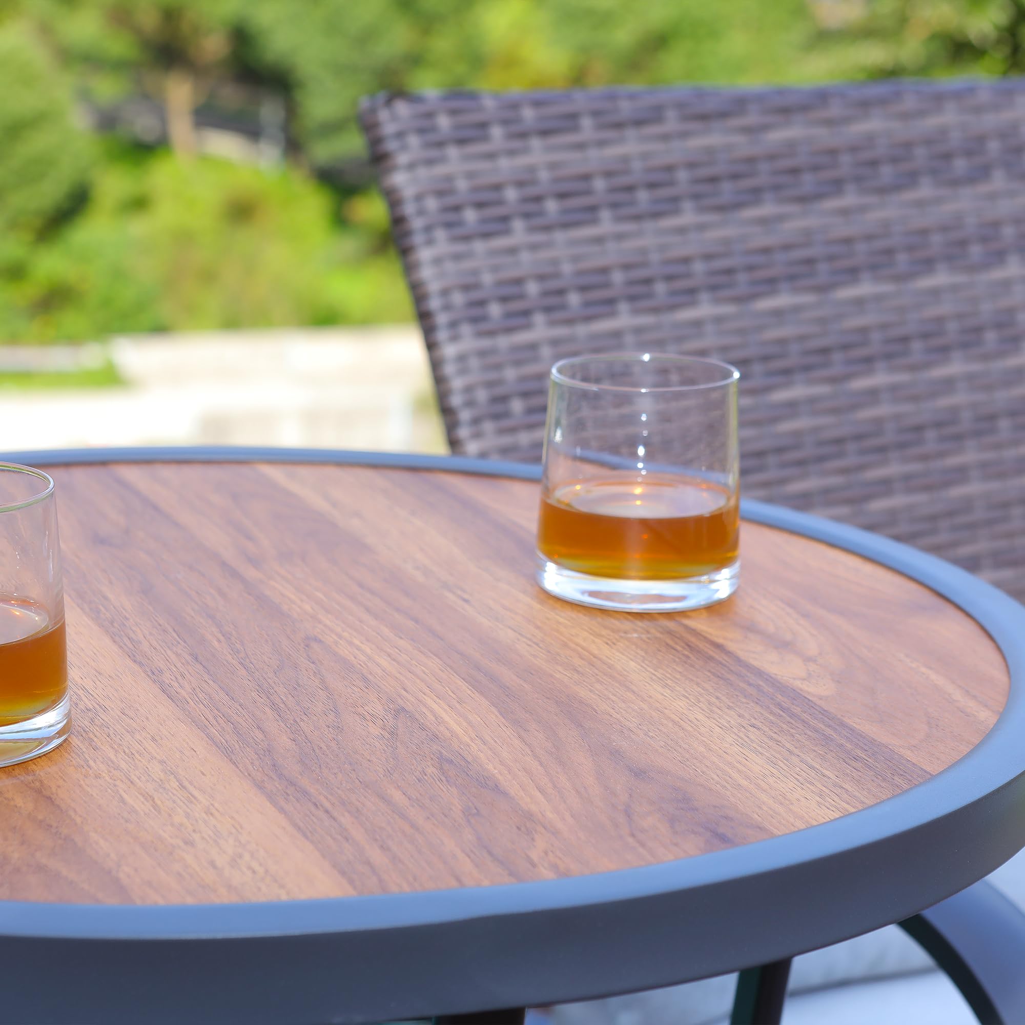 Outdoor Bar Height Bistro Table - From Where - 