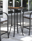 Outdoor Bar Height Bistro Table - From Where - 