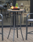 Outdoor Bar Height Bistro Table - From Where - 