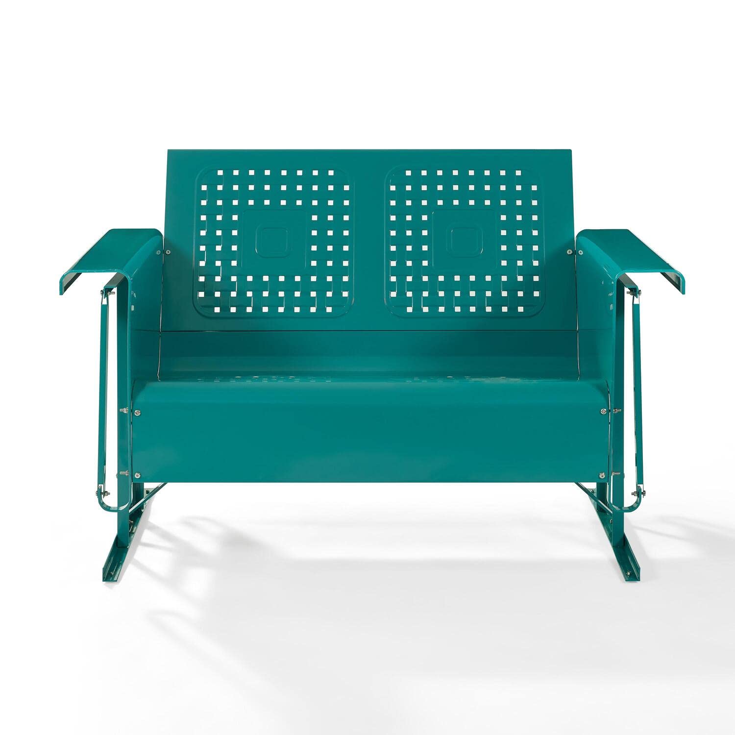 Outdoor Metal Glider Loveseat - From Where - 