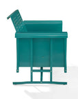 Outdoor Metal Glider Loveseat - From Where - 