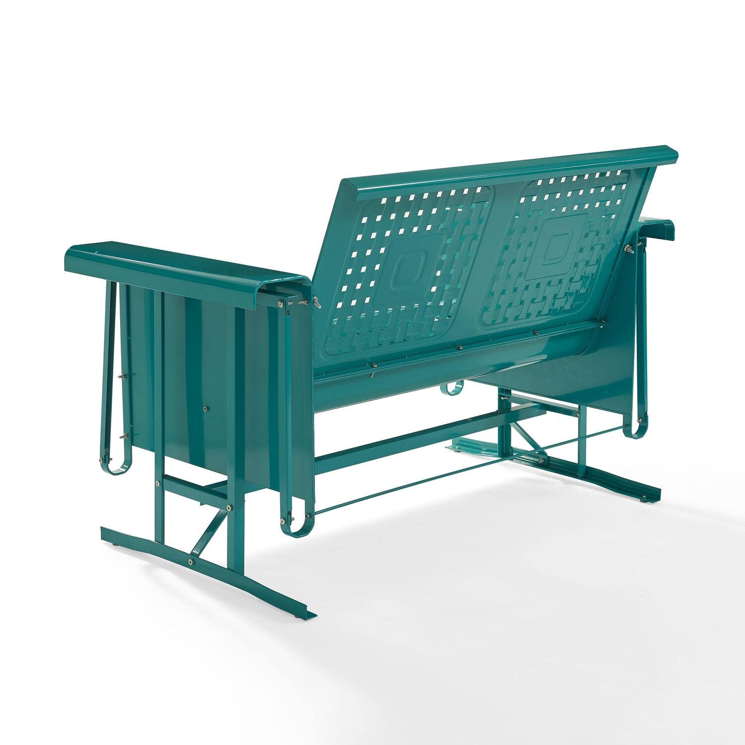 Outdoor Metal Glider Loveseat - From Where - 