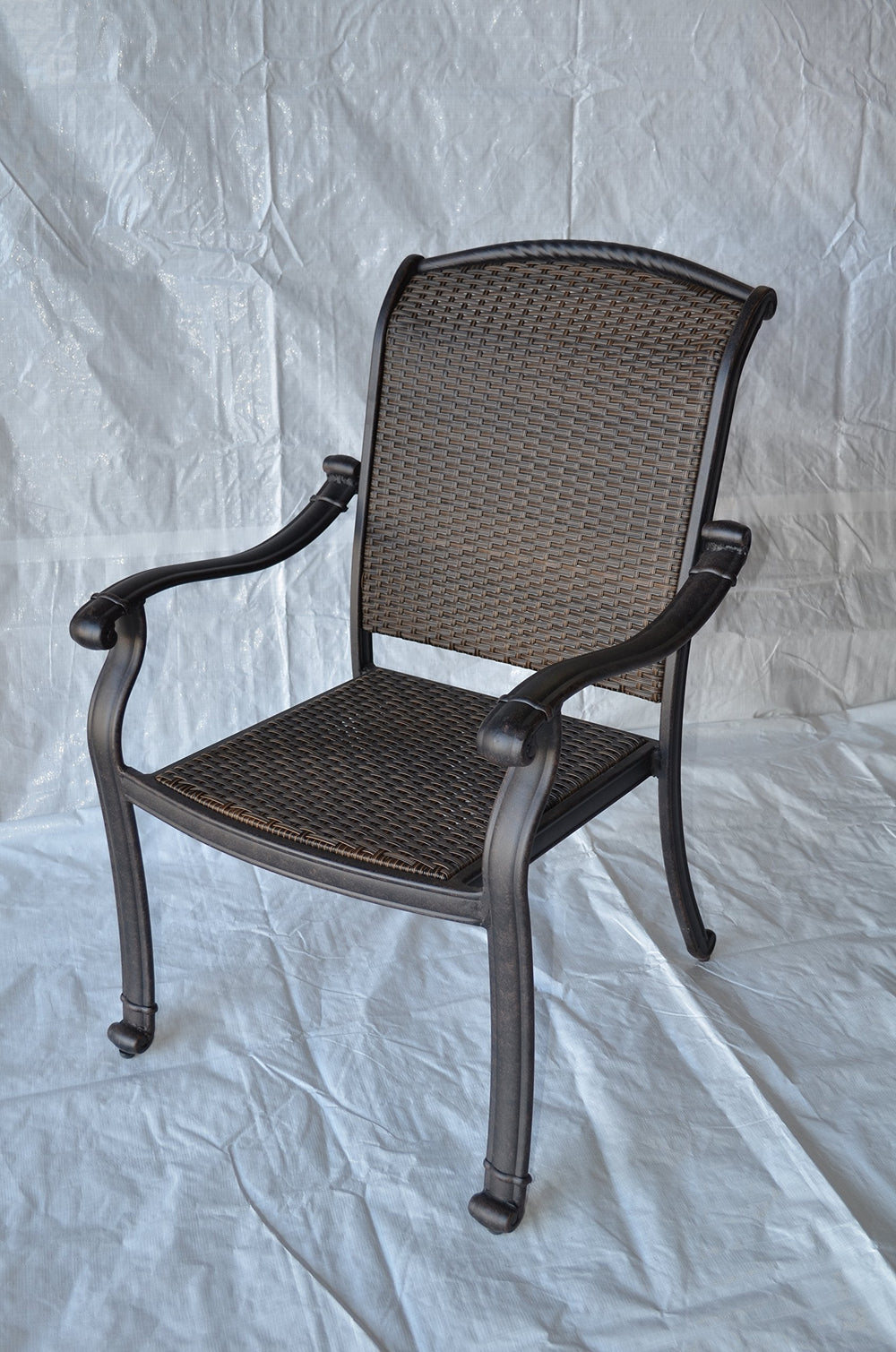 Outdoor Patio 7 pcs Round Dining Set - From Where - 