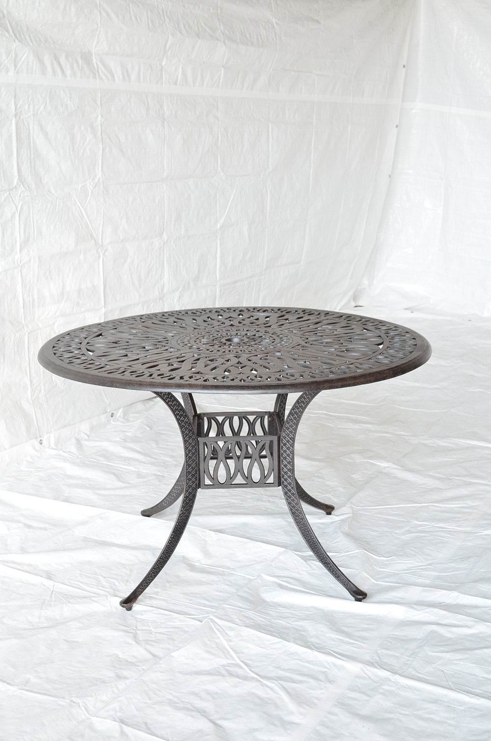 Outdoor Patio 7 pcs Round Dining Set - From Where - 