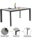 Outdoor Patio Dining Set of 7 - From Where - 