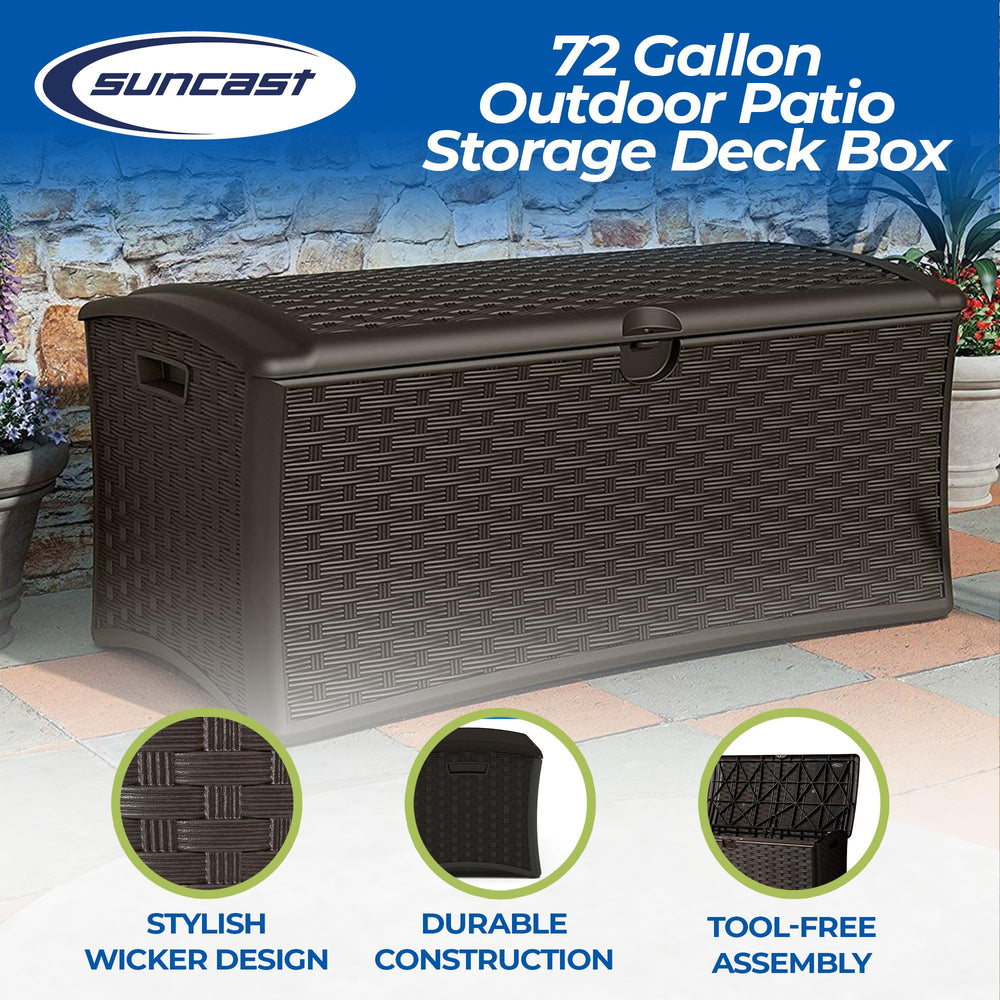 Outdoor Patio Storage Deck Box - From Where - 