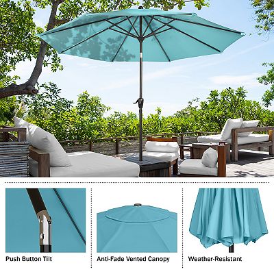 Outdoor Patio Umbrella with Vented Canopy - From Where - 
