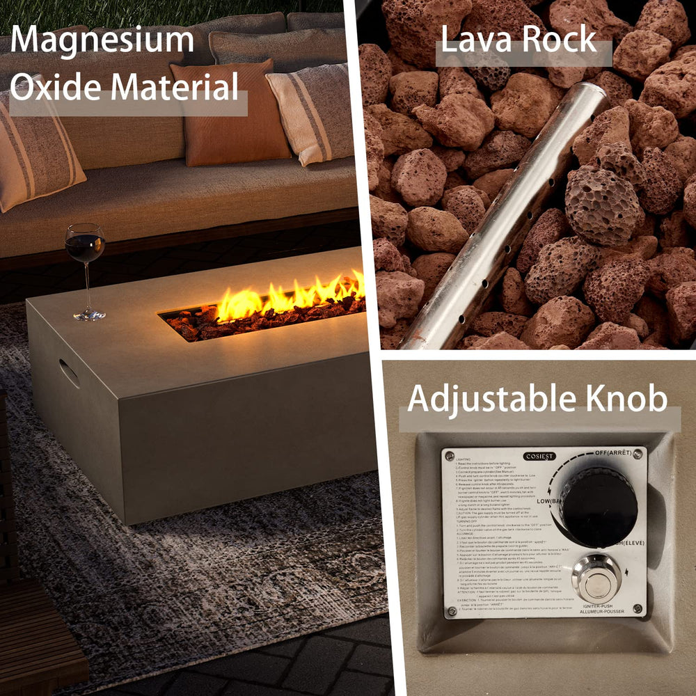 Outdoor Propane Fire Pit Table - From Where - 