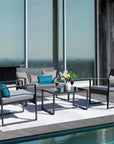 Outdoor Rattan Chairs with Cushion & Table - From Where - 
