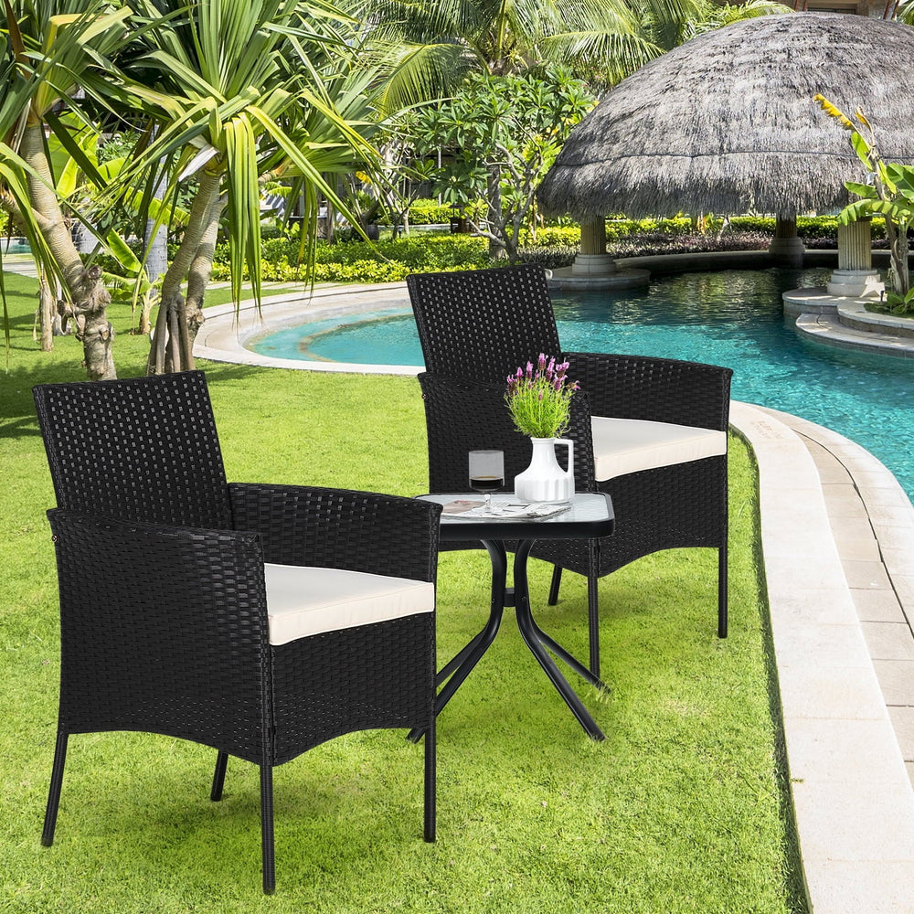 Outdoor Rattan Dining Chair (Set of 2) - From Where - 