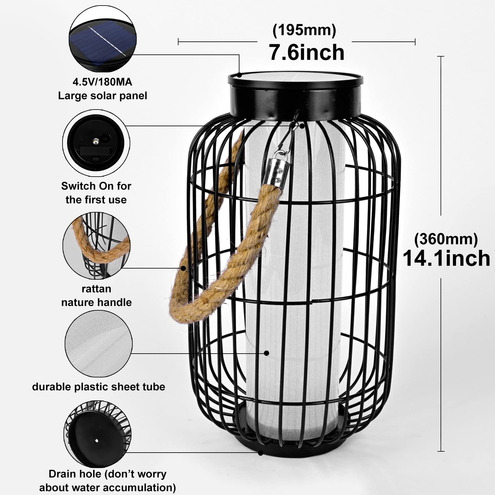 Outdoor Solar Lanterns Hanging Light - From Where - 