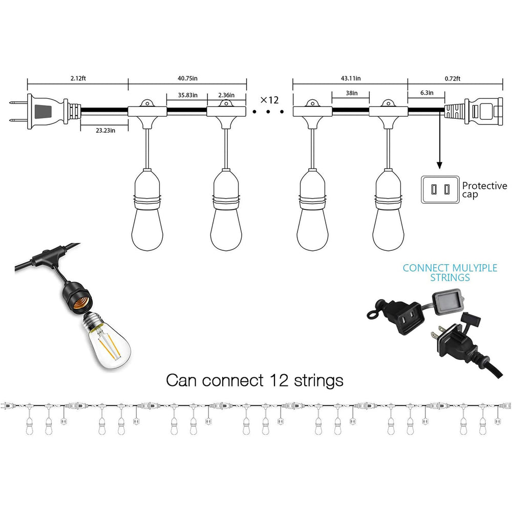 Outdoor String Lights - From Where - 
