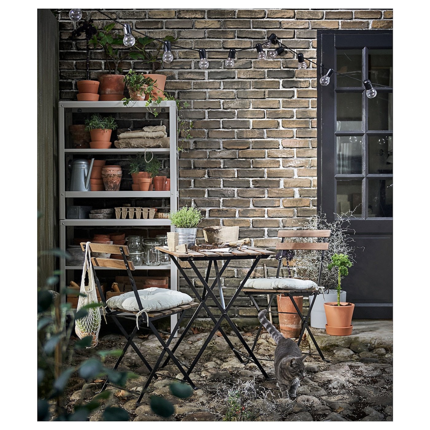Outdoor Table with 2 Chairs Set - From Where - 