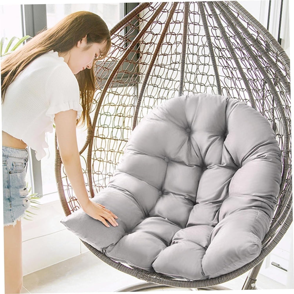 Outdoor Waterproof Fabric Courtyard Hanging Basket Chair Cushion - From Where - 