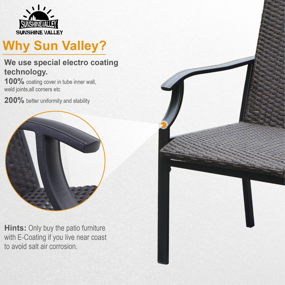 Outdoor Wicker Dining Chairs - From Where - 