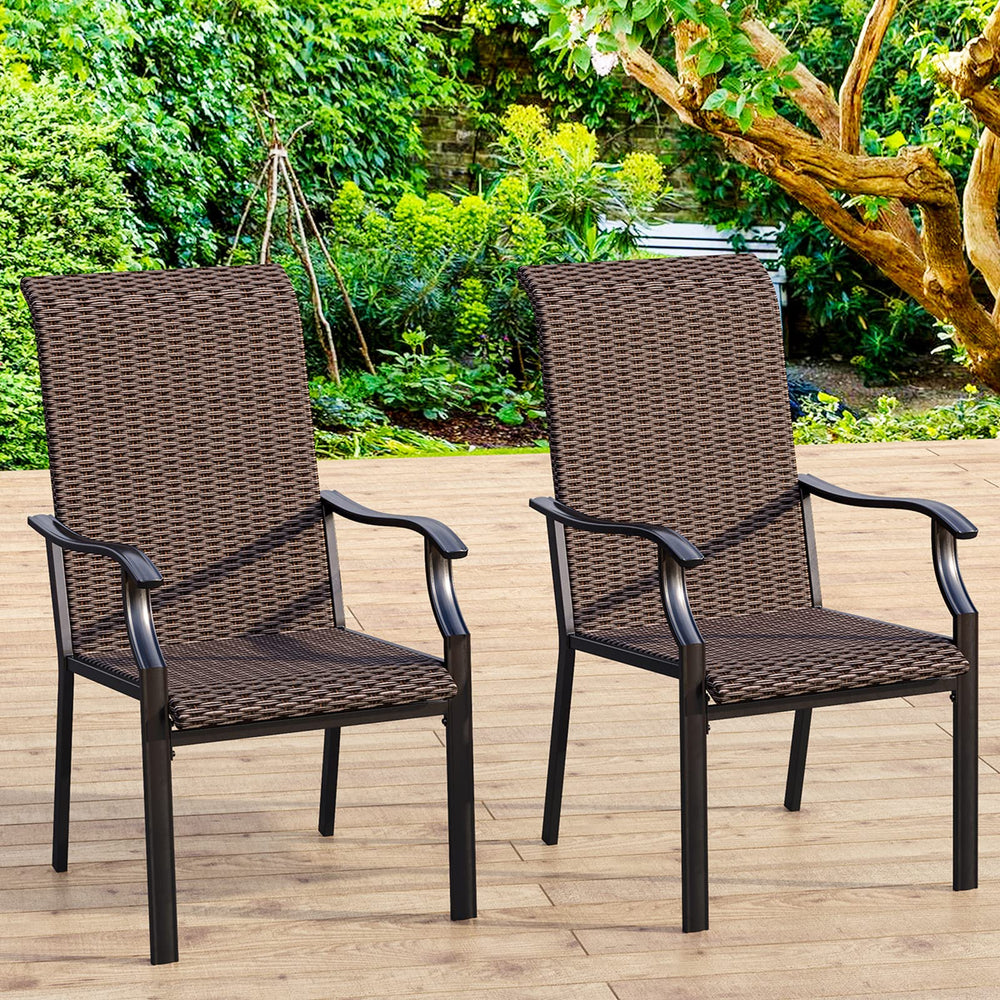 Outdoor Wicker Dining Chairs - From Where - 