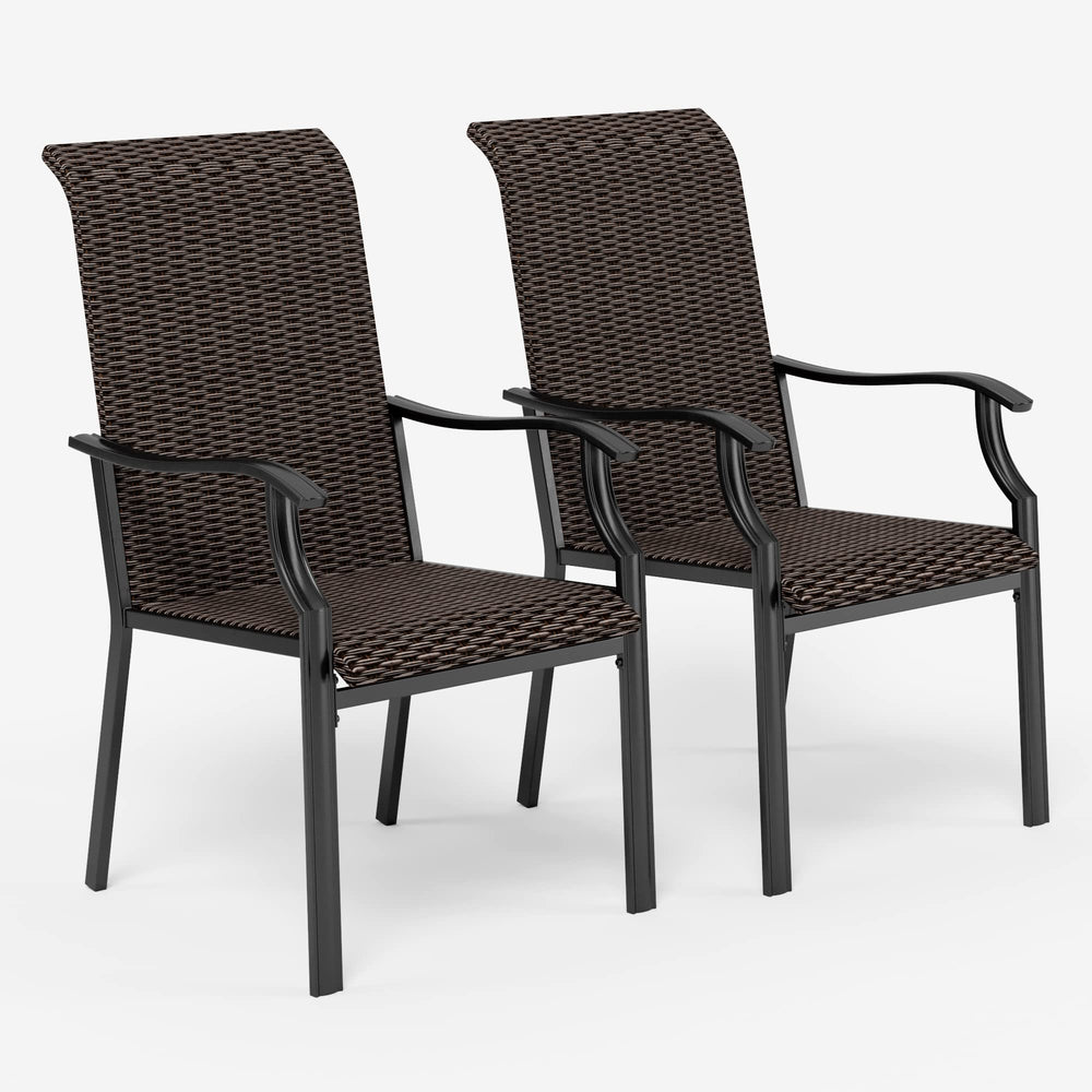 Outdoor Wicker Dining Chairs - From Where - 
