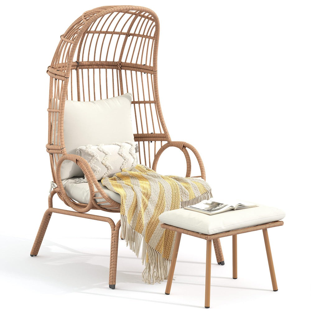 Outdoor Wicker Egg Chair - From Where - 