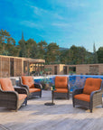 Outdoor Wicker Rattan Chair Set of 4 - From Where - 