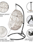 Outdoor Wicker Swing Chair - From Where - 