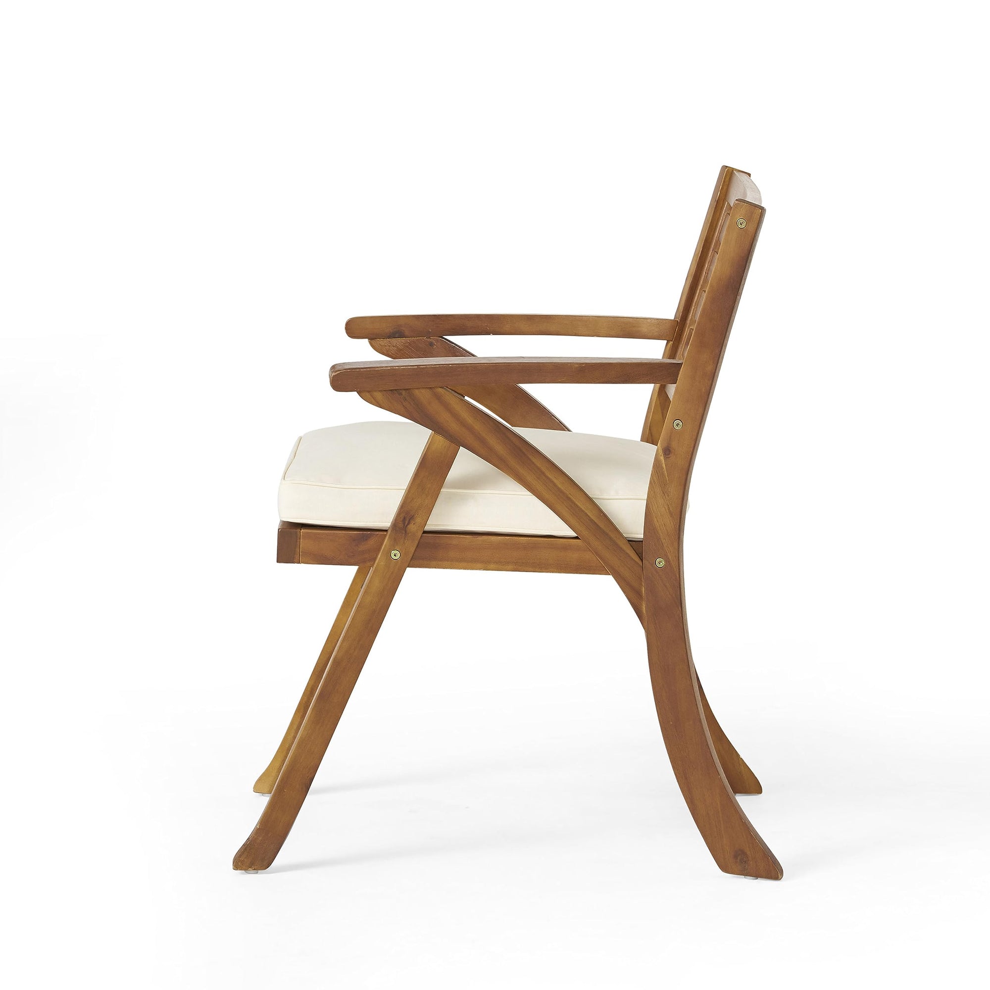 Outdoor Wood Dining Chair (Set of 2) - From Where - 