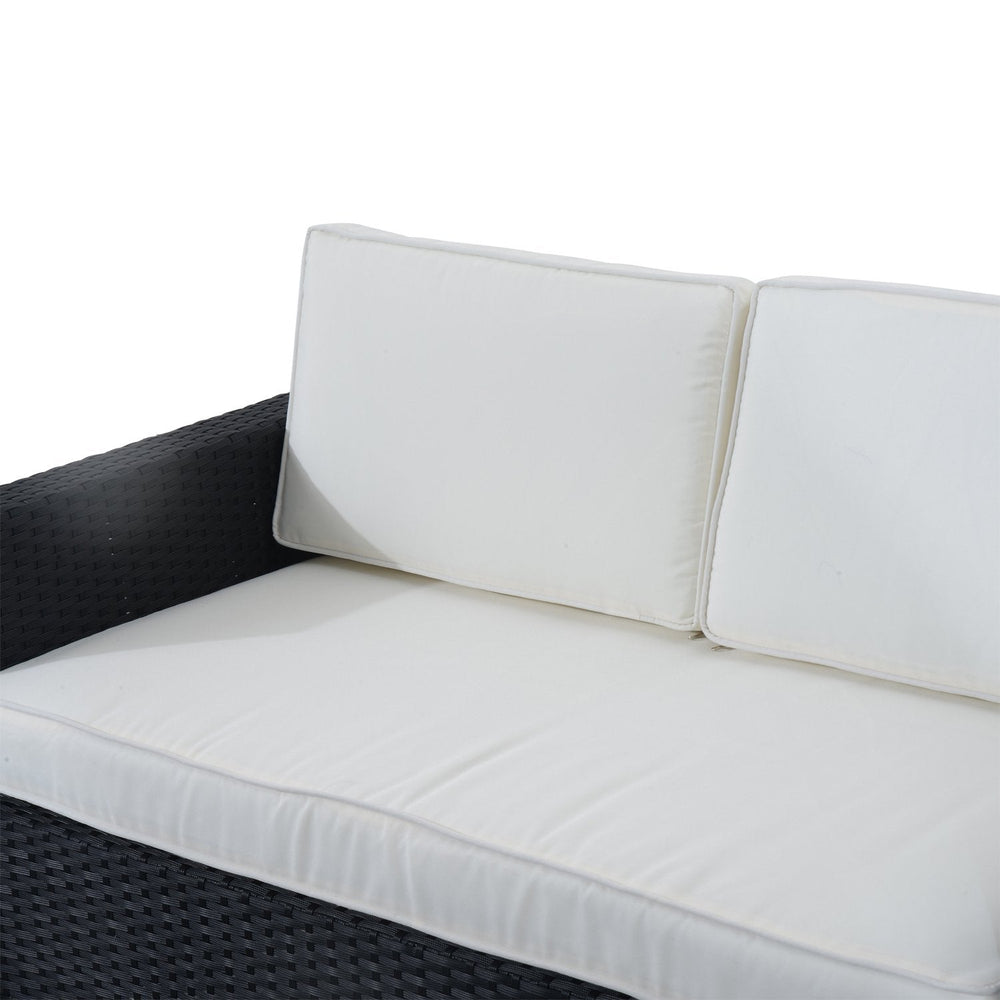 Outsunny 4 Piece Wicker Patio Furniture Set - From Where - 