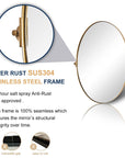 Oval Pivoting Vanity Mirror - From Where - 