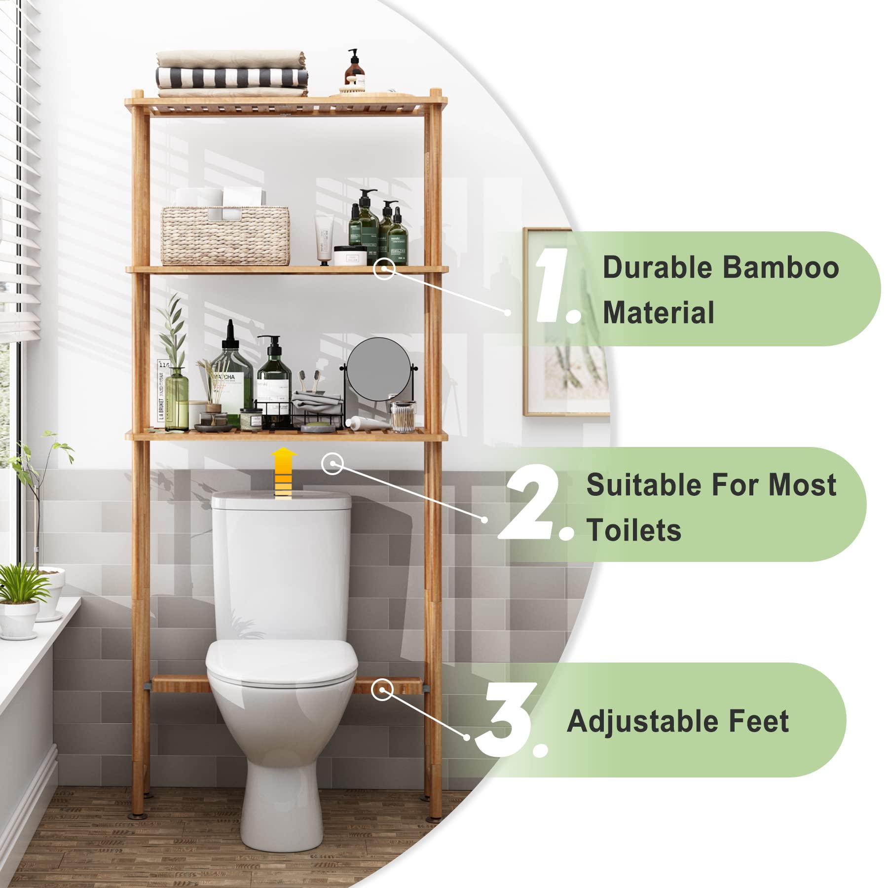 Over The Toilet Storage Shelf - From Where - 