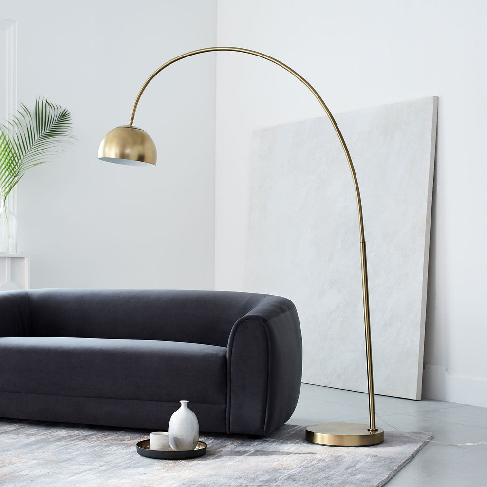 Overarching Metal Shade Floor Lamp (80") - From Where - 