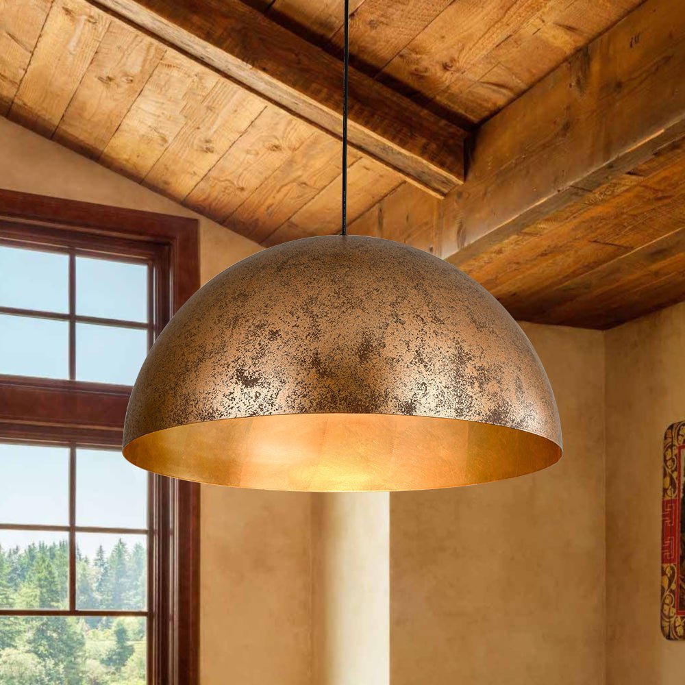 Oversized Dome Pendant Light - From Where - 