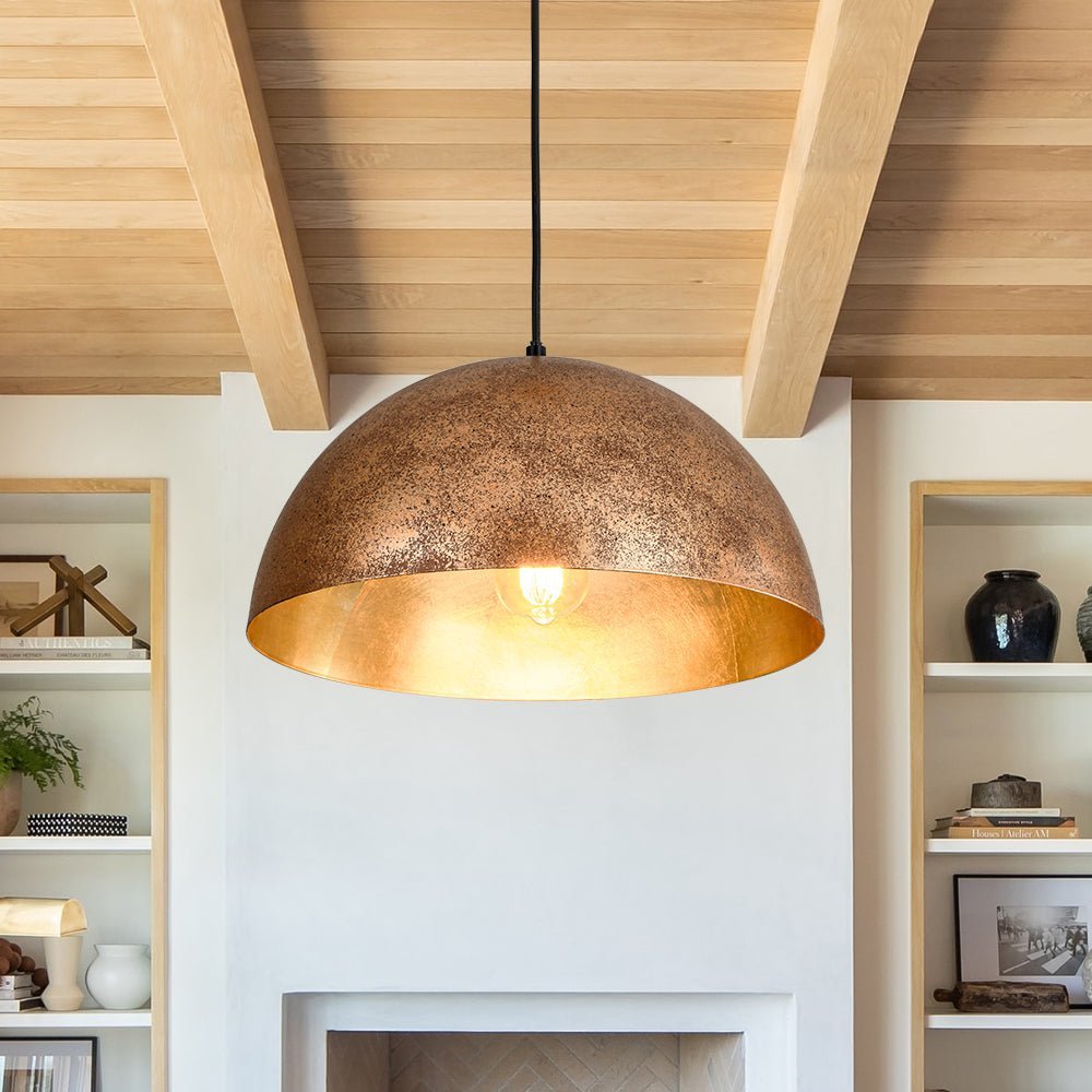 Oversized Dome Pendant Light - From Where - 
