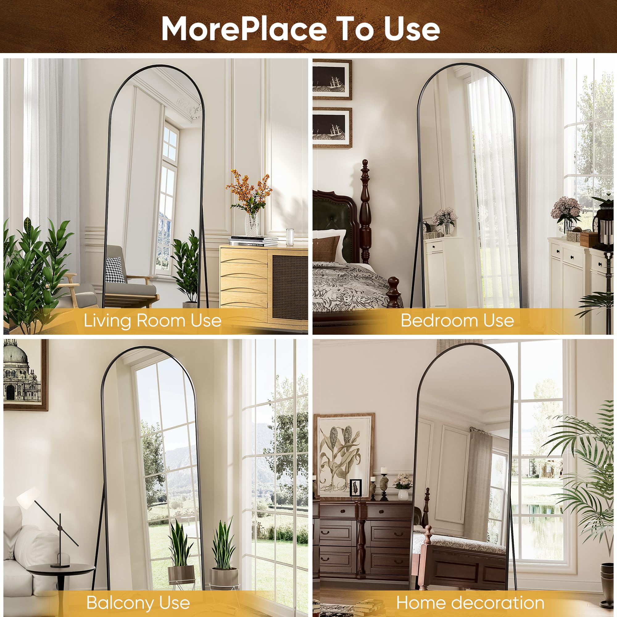 Oversized Floor Standing Mirror - From Where - 